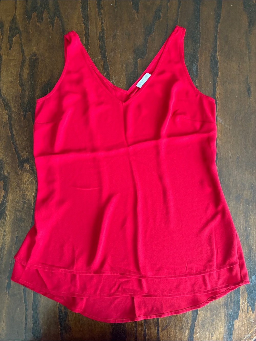 Cache Bright Red V-Neck Camisole